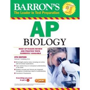 Barron’s AP Biology 6th Edition Test Prep Book